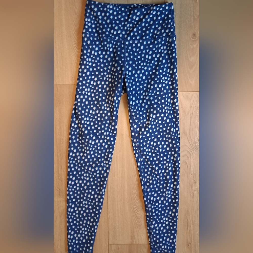 Kyodan Navy and White Patterned Leggings